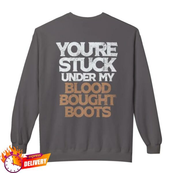 Emerson Day Music Merch Blood Bought Boots Crewneck
