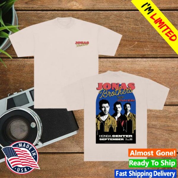 Jonas Brothers Merch Store Greetings From Your Hometown Anaheim Ca Tee