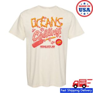 Oceans Calling Festival Merch Store Fries Lineup Tee