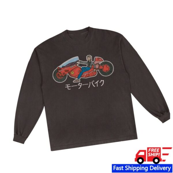 Bandwear Store Merch Johnny Stimson Motorbike Long Sleeve Tee