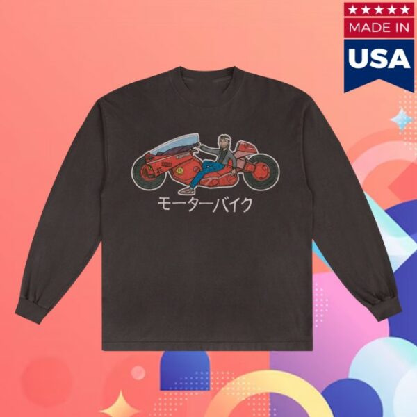 Bandwear Store Merch Johnny Stimson Motorbike Long Sleeve Tee