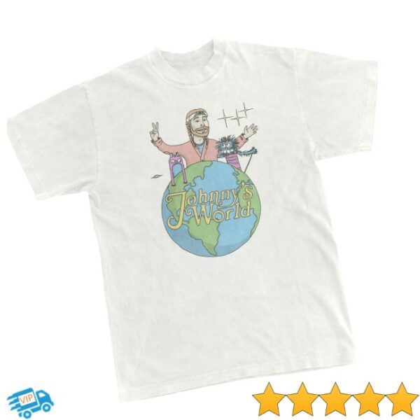 Bandwear Store Merch Johnny Stimson Johnny’s World Tee