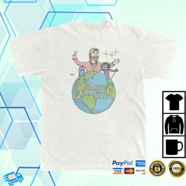 Bandwear Store Merch Johnny Stimson Johnny’s World Tee