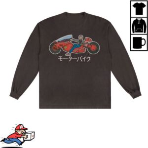 Bandwear Shop Merch Johnny Stimson Motorbike Long Sleeve Tee