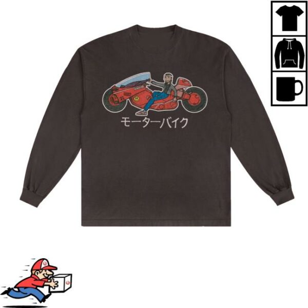 Bandwear Shop Merch Johnny Stimson Motorbike Long Sleeve Tee