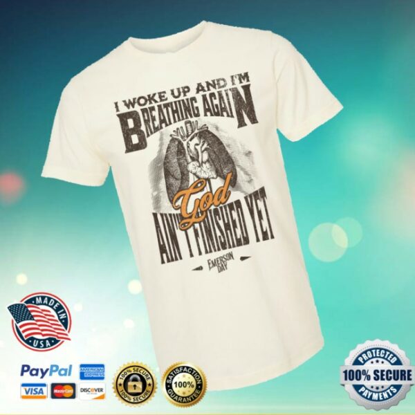 Emerson Day Music Store Merch God Ain’t Finished Yet Tee