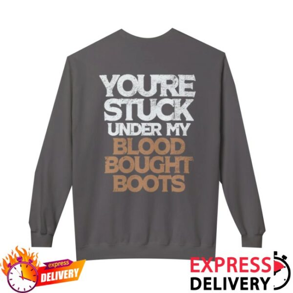 Emerson Day Music Store Merch Blood Bought Boots Crewneck