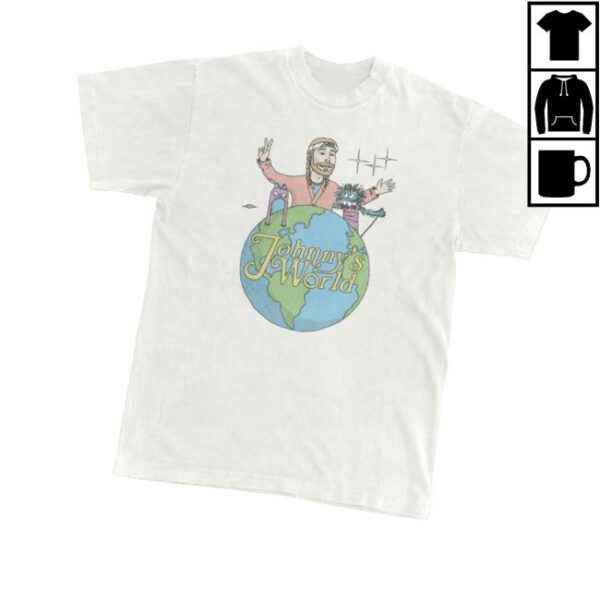 Bandwear Shop Merch Johnny Stimson Johnny’s World Tee