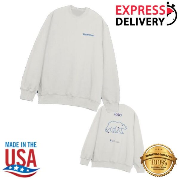 Ollie Bearman Store Merch Project Ursa Sweatshirt Astral White