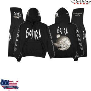 Pull The Plug Patches Merch Store Gojira From Mars To Sirius Deluxe Pullover Hoodie