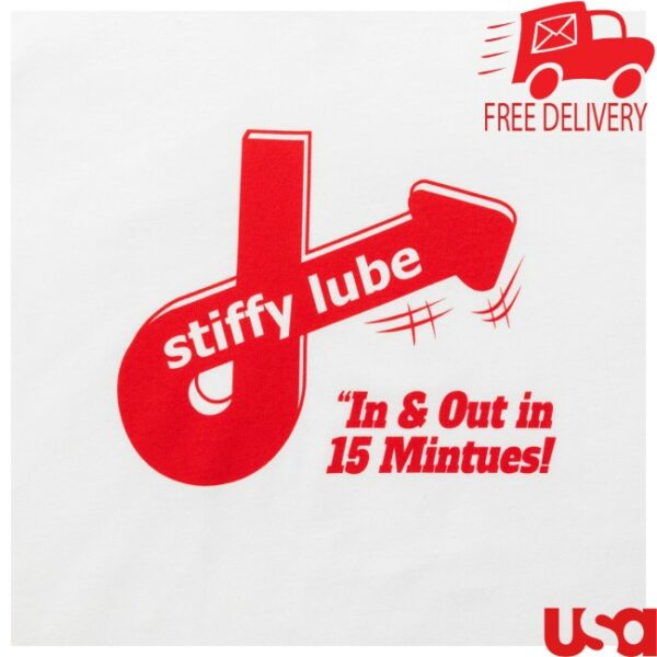 Danny Duncan Official Store Merch Stiffy Lube White Tee
