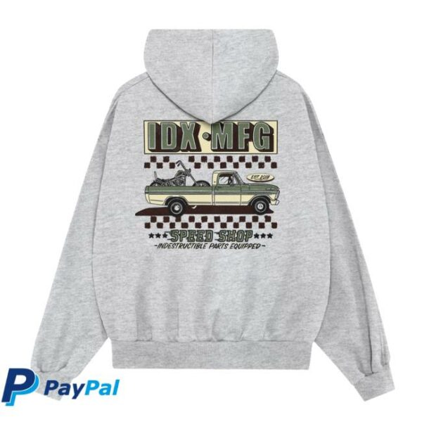 Indestructible Mfg Merch Store Speed Shop Hoodie