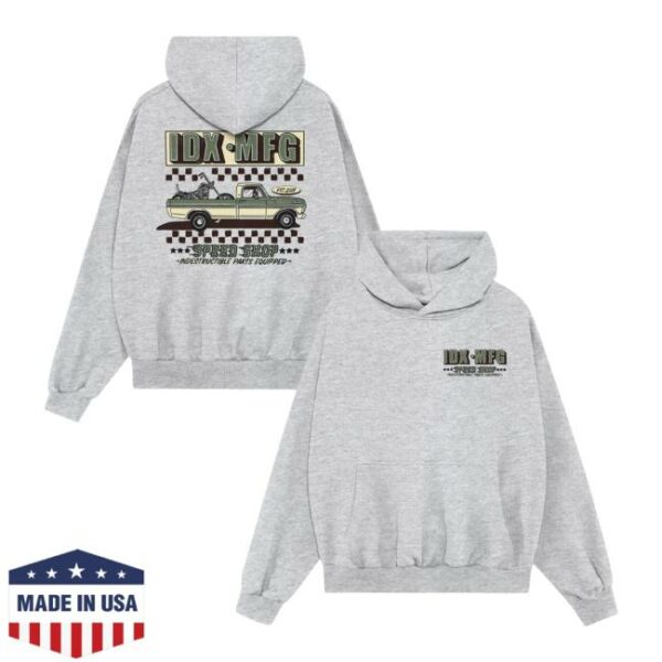 Indestructible Mfg Merch Store Speed Shop Hoodie
