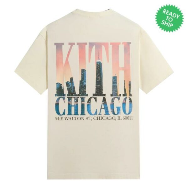 Kith Merch Store Kith Chicago Skyline Vintage Tee