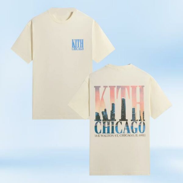 Kith Merch Store Kith Chicago Skyline Vintage Tee