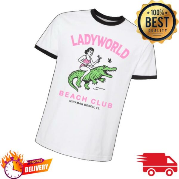 The Lady Gang Shop Merch Beach Club Ringer