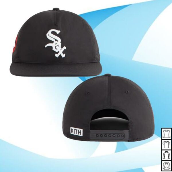 Kith Merch Store Kith And 47 For The Chicago White Sox Nylon Sl Hitch Snapback