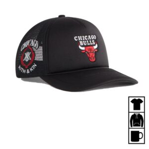 Kith Merch Store Kith And 47 For The Chicago Bulls Hitch Snapback Trucker Hat