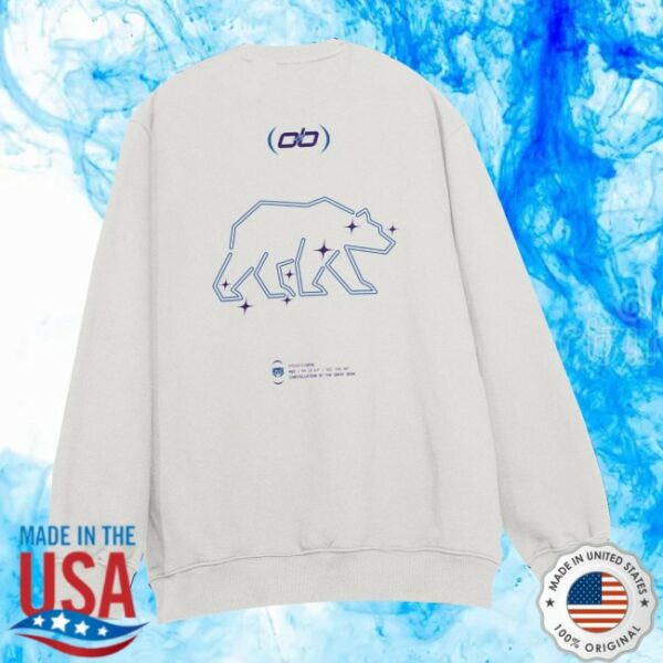 Ollie Bearman Store Merch Project Ursa White Sweatshirt