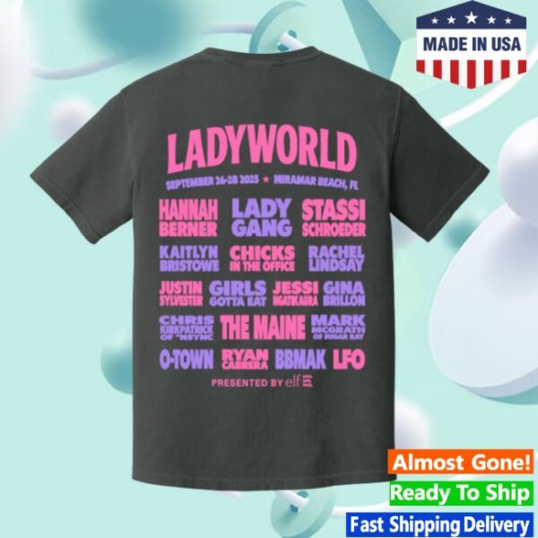 The Lady Gang Store Merch I Survived Ladyworld Tee