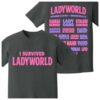 kenny the lady gang store merch i survived ladyworld tee sd