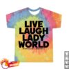 kenny the lady gang store merch live laugh ladyworld tie dye tee