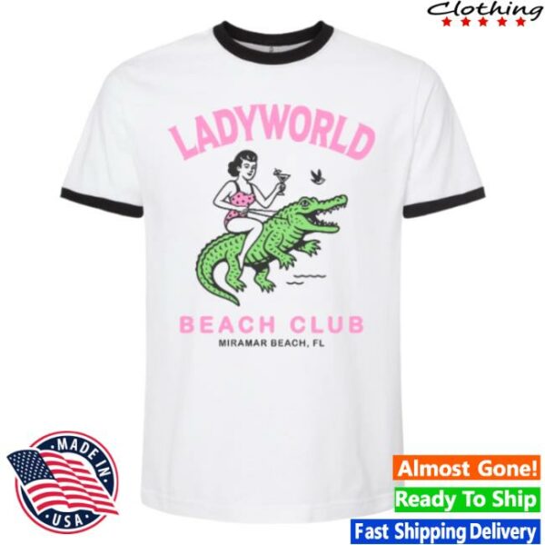 The Lady Gang Merch Store Beach Club Ringer
