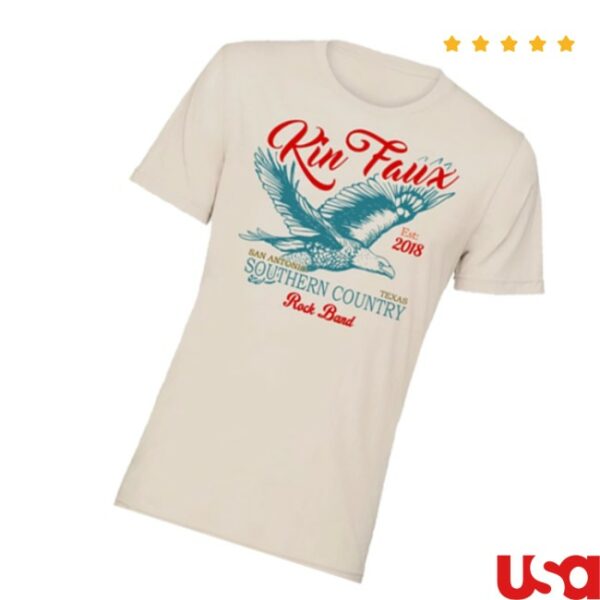 Kinfaux Store Merch Eagle Country Rock T-Shirt