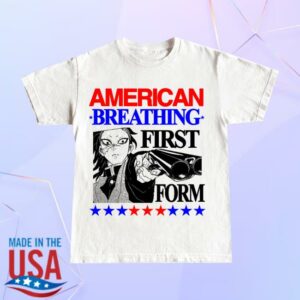 Hoshi Clothing Merch Store American Breathing 6Oz Print T-Shirt