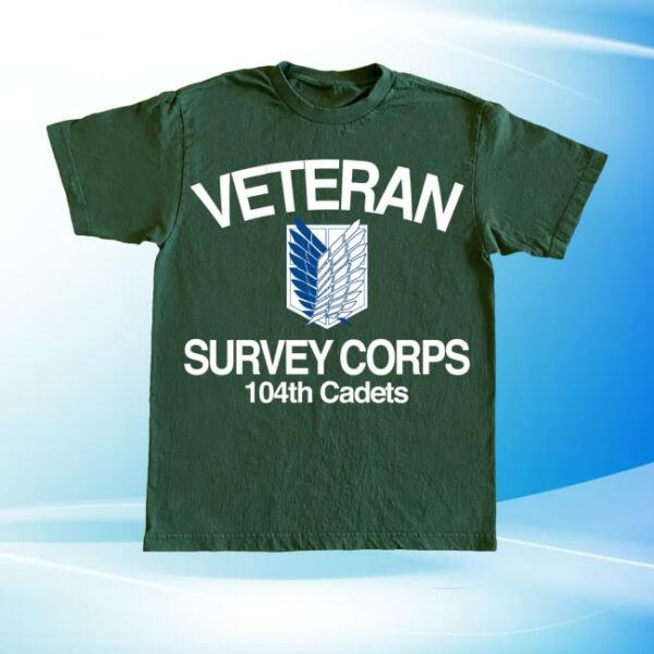 Hoshi Clothing Merch Store Survey Corps 6Oz Print T-Shirt