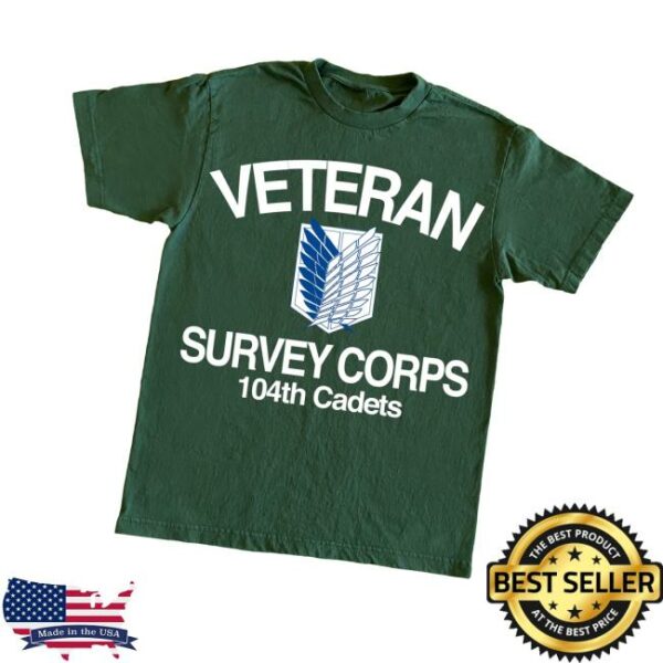 Hoshi Clothing Merch Store Survey Corps 6Oz Print T-Shirt