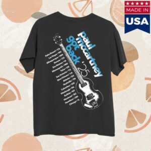 Paul Mccartney Store Merch Got Back 2025 Tour T-Shirt