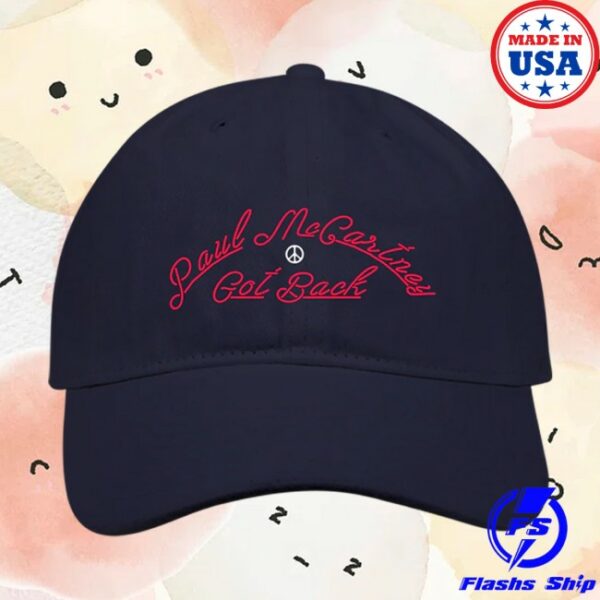Paul Mccartney Store Merch Got Back 2025 Tour Cap
