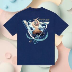 Hyprland Store Merch Demon Slayer Inosuke Sliced Shirt