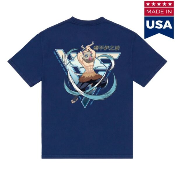 Hyprland Store Merch Demon Slayer Inosuke Sliced Shirt
