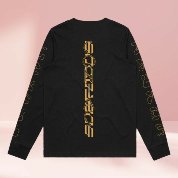 Subfocus Store Merch Black Contact Long Sleeve T-Shirt