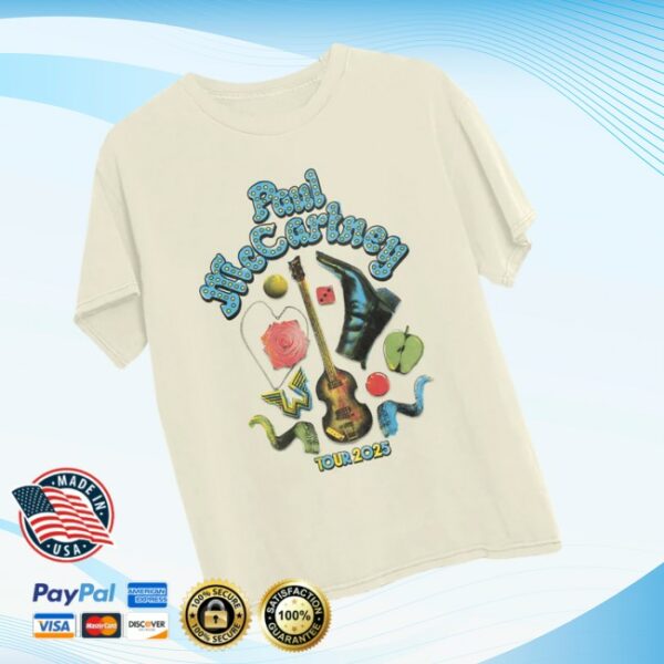 Paul Mccartney Store Merch Got Back Icon T-Shirt