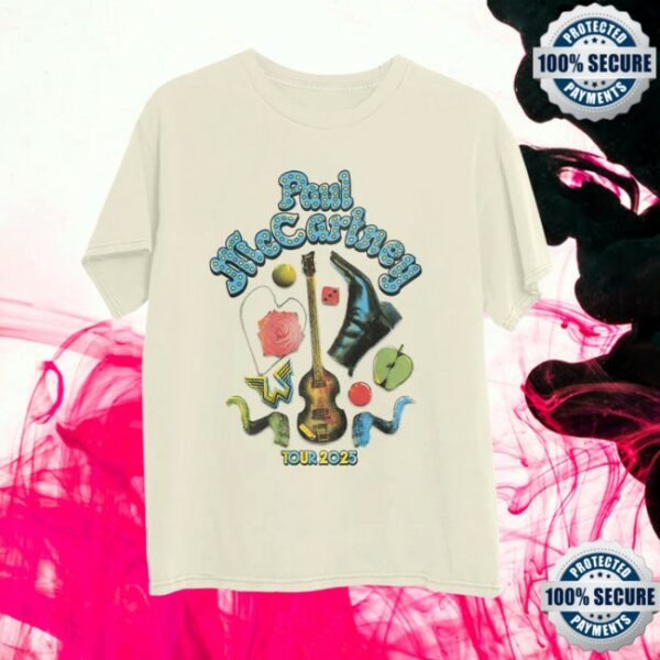 Paul Mccartney Store Merch Got Back Icon T-Shirt