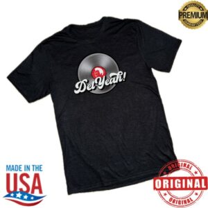 Del Mccoury Band Store Merch Black Del Yeah Shirt With Red Center Shirt