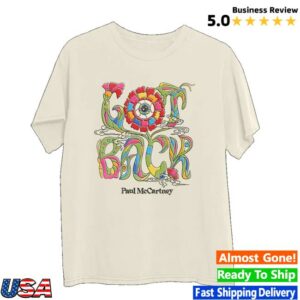 Paul Mccartney Merch Store Got Back 2025 Floral Tour T-Shirt