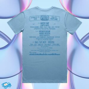 Oceans Calling Festival Merch Store Crab Lineup Tee