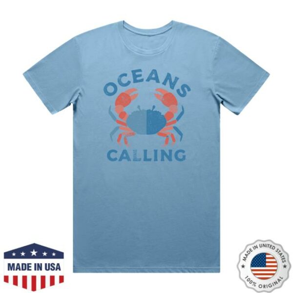 Oceans Calling Festival Merch Store Crab Lineup Tee