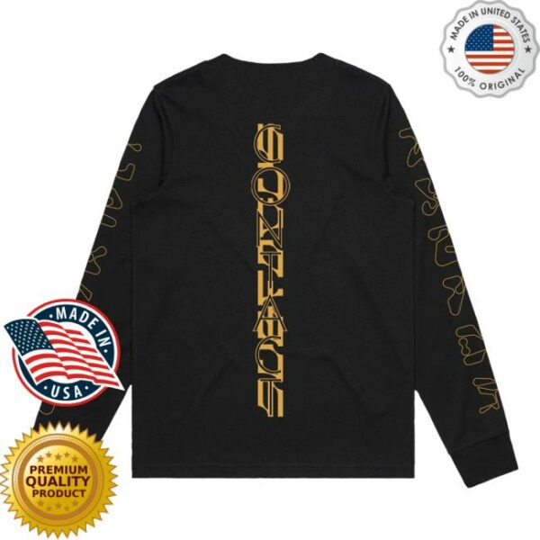 Sub Focus Merch Store Black Contact Long Sleeve T-Shirt