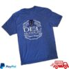 Del Mccoury Band Store Merch Blue Del Yeah Shirt With White Lettering Shirt