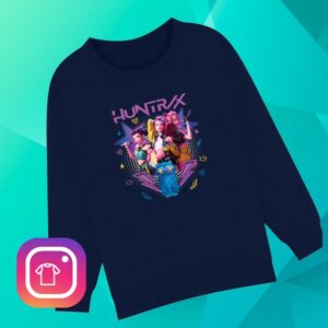 Missi Clothing Store Merch Kids Huntrix Printed Sweatshirt