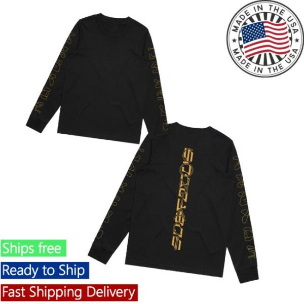 Sub Focus Shop Merch Black Contact Long Sleeve T-Shirt