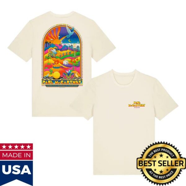 Paul Mccartney Merch Store Got Back 2025 Palm Desert Event T-Shirt