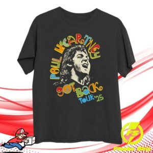 Paul Mccartney Merch Got Back 2025 Peace T-Shirt