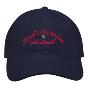 Paul Mccartney Merch Got Back 2025 Tour Cap