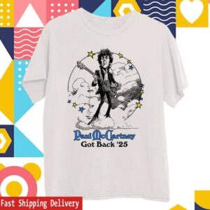 Paul Mccartney Merch Store Got Back Illustration T-Shirt